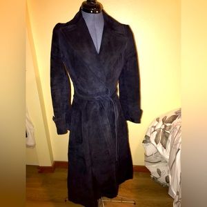 Vintage Suede Trench
